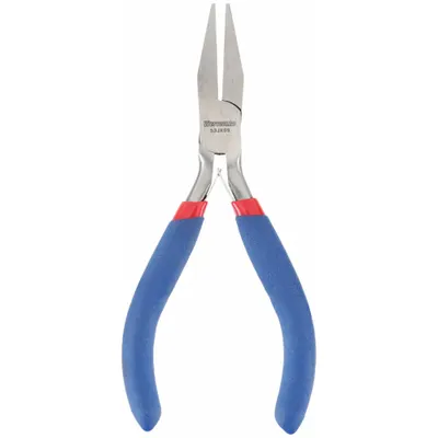 WESTWARD Flat Nose Plier: 1 1/4 in Max Jaw Opening, 5 in Overall Lg, 1 in Jaw Lg - Flat-Nose Pliers