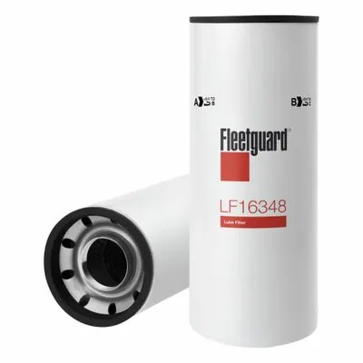 FLEETGUARD Automotive Oil Filter: BD40027, LF16348, 12 3/16 in Overall Ht, 14 5/8 in Overall Lg - Spin-On Oil Filters