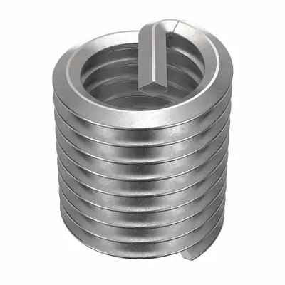 HELI-COIL Helical Insert: Tanged Tang Style, Free-Running, 5/8"-11 Thread Size, Plain - Free-Running Tanged Helical Inserts