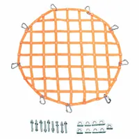 US NETTING Safety Netting System: 5 in Mesh Size, Perimeter Netting, Orange, 3 ft Lg, Net, Worker (MPN RHNCSSN-B-3)