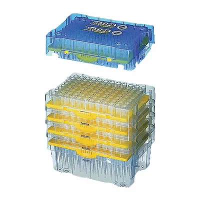 EPPENDORF Pipettor Tip: Non-Sterile, 10 mL Capacity, Preconfigured Rack, No Filter - Non-Strerile Pipette Tips