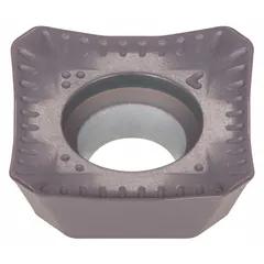 Square (S) indexable milling insert with ML chipbreaker geometry and AH120 grade. Designed for general-purpose face and shoulder milling on steel, stainless steel, and cast iron in medium-duty operations. Manufacturer part number 6806255.