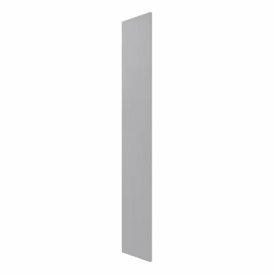 HADRIAN Pilaster: Solid Plastic HDPE, Plastic, Gray, 80 1/2 in Ht, 6 in Wd - Pilasters for Bathroom Partitions