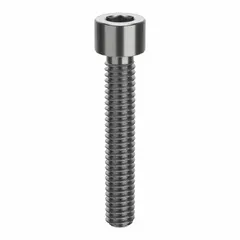 Inch-system socket head cap screw with #8-32 thread, 1 in length, right-hand threading, and 9/64 in drive size. Made of plain 316 stainless steel with H5 tolerance. Suitable for fastening components in machinery, equipment, and structural assemblies requiring corrosion resistance.