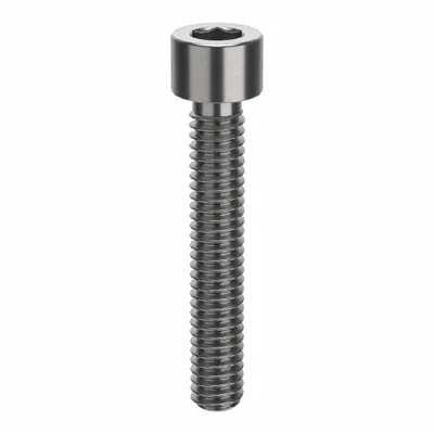 AMPG Socket Head Cap Screw: #8-32 Thread Size, 1 in Lg, Std, Plain, Stainless Steel - Inch System Standard Socket Head Cap Screws