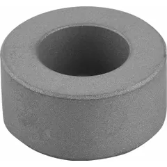 Steel insert with a flat face and smooth bore, designed for press-fit installation into fixture plates. Provides a hardened bearing surface for locating pins or fasteners in jigs and fixtures. Bore diameter 5.5 mm, height 12 mm.