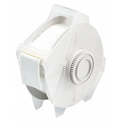 BRADY Continuous Label Stock: 1 1/8 in x 50 ft, Polyester, Green (Gloss) - Brady Thermal Transfer Continuous Label Rolls