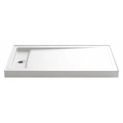 KOHLER K-9177-0 Single Threshold Cast Iron Shower Base - Shower Bases