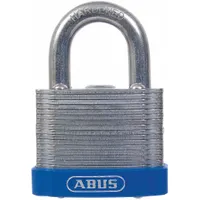 ABUS Padlock: Steel, Unfinished, Silver, Std Shackle, Steel, 29/32 in Vert Clearance, ABUS 41 Eterna (MPN 41/45 MK KD)