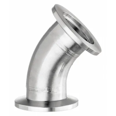 USA INDUSTRIALS Vacuum Fitting Elbow: 90° Elbow, 3/4 in OD x 3/4 in Pipe, NW x NW, 304 Stainless Steel - Vacuum Tube Fittings