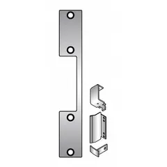Faceplate kit for HES Series 1006 electric strikes. Includes faceplate and mounting hardware for installation or replacement in access control applications.