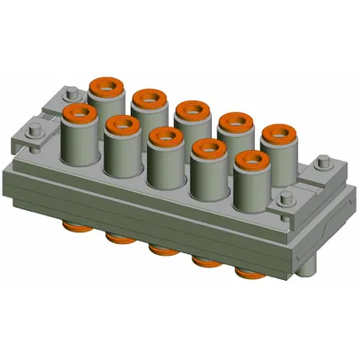 SMC Multi-Connector: FEP/Nylon/PFA/Polyurethane/Soft Nylon - Tubing Multi-Connectors