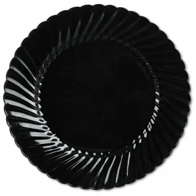 OEM Disposable Plastic Plate: Black - Plastic Plates