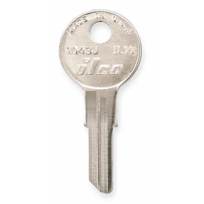 KABA ILCO Key Blank: Compatible with Illinois/Timberline Locks, Key ID # IL11, 5 Pins - Office Furniture Key Blanks