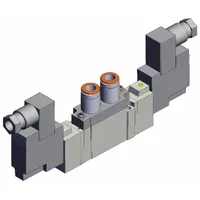 Solenoid Valve: SY7000 Series, Double Solenoid, Five-Way / Two-Position, 5 Ports, 24V DC, 8 mm BSPT (MPN SY7220-5DZ-C8)