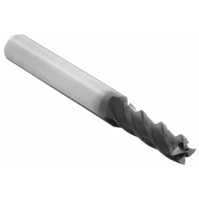 OSG Square End Mill: Carbide, WXL Coated, 4 Flute, 5/32" Mill Dia, 9/16" LOC - Carbide Square End Mills for Hardened Materials