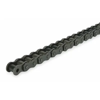 Dayton Roller Chain: Single Strand, 35, 3/8 in Pitch, Steel, 10 ft Overall Lg - Standard Roller Chains