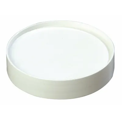 CARLISLE Pourer Container Lid: White, Polyethylene, 3/4 in Overall Ht, 3 1/2 in Overall Dia - Pourer Container Lids