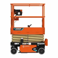 JLG Scissor Lift: Battery, Drivable, 15 ft Elevated Platform Ht, 49.2 in x 24.4 in (MPN ES1530M)