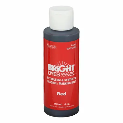 KINGSCOTE Dye Tracer Liquid: Red - Tracer Dye Liquids