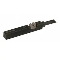 The Parker P8SAGPFLX is a pneumatic position sensor for detecting cylinder piston position in industrial automation. It operates on a 10-30V DC power supply and is compatible with any bore diameter. Typical applications include end-of-stroke sensing in packaging, material handling, and assembly lines