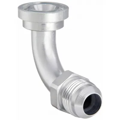AEROQUIP Hydraulic Hose Adapter: 3/4 in x 3/4 in Fitting Size, Female x Female, NPTF x NPTF - NPTF-to-NPTF Steel Hydraulic Hose Adapters
