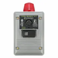 SJE-RHOMBUS Water Alarm: High Level, 120V AC, Auto, 85 dB, Audio/Visual, 1 Alarm Inputs, 3R (MPN 1009923)