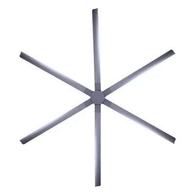 CANARM Ceiling Fan: 11,087 cfm_20,693 cfm Airflow, 10 ft Blade Dia, 5 Speeds, 120V AC - Industrial HVLS Ceiling Fans