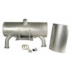 This muffler kit from KOHLER Engine Parts is designed to reduce exhaust noise on compatible KOHLER engines. It is suitable for use in generators, pumps, and material handling equipment where quieter operation is required. The kit includes necessary components for installation.