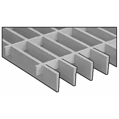 This fiberglass moltruded grating is designed for light-duty applications such as walkways, platforms, and trench covers in environments where corrosion resistance is required. The 36 in x 36 in panel provides a non-conductive surface suitable for industrial settings.