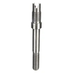 This steel pneumatic tool threaded mandrel is designed for installing rivet nuts with coarse threads. It is used with pneumatic installation tools for helical inserts in applications such as industrial assembly, automotive, and metal fabrication where threaded inserts are needed in thin materials.