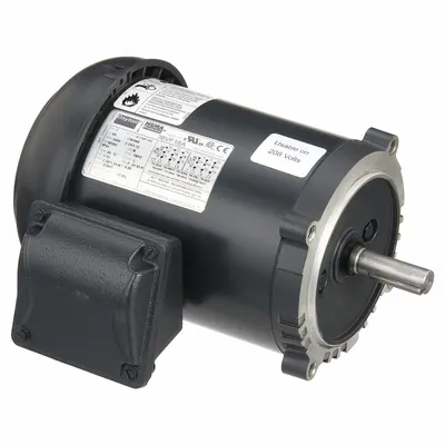 Dayton General Purpose Motor: C-Face Mount, Totally Enclosed Fan Cooled, 3/4 hp - C-Face 3-Phase General Purpose AC Motors