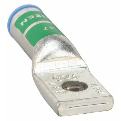THOMAS & BETTS Compression Lug: 5/16 in Stud Size, 4 AWG / 4 AWG For Wire Sizes, Solid/Stranded Wire Type - One-Hole Compression Lugs