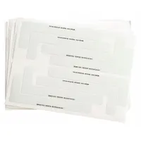 Floor Marking Tape: L, Solid, White, No Legend, 3 in x 9 in, 18.5 mil Tape Thick, Brady®, 56 PK (MPN 81733)