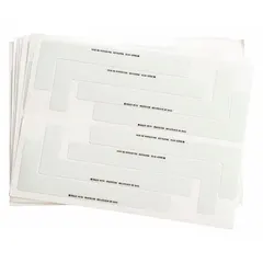 This L-shaped floor marking tape from Brady is made of polyester with a thickness of 18.5 mil. It is solid white with no legend, measuring 3 inches by 9 inches per piece. Supplied in a pack of 56, it is used for marking aisles, hazard zones, and equipment perimeters in industrial facilities to provide clear visual cues for safety and organization.