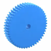 Hubless Spur Gear: Module m 2.5, 50 Teeth, 15 mm Bore Dia, Nylon, 20° Pressure Angle, Plain Bore (MPN PSA2.5-50)