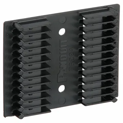 PANNET Splice Sleeve Holder: 2 1/2 in Overall Dp, 3 1/8 in Overall Wd, 1/2 in Overall Ht - Fiber Splice Modules & Splice Trays