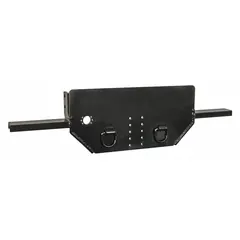 This hitch plate is used to mount or reinforce trailer hitches on heavy-duty trucks and equipment. It provides a stable platform for towing applications in industrial and commercial fleets. Overall length 62 in, overall width 62 in, height 16 7/8 in, thickness 1/2 in.
