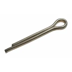 Cotter pin measuring 5x35, designed to secure fasteners on power tools and equipment. Used to prevent nuts or bolts from loosening due to vibration in mechanical assemblies.