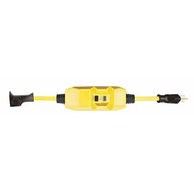 SOUTHWIRE GFCI: Manual Reset, 2 ft Lg, 12/3, 6-20P Plug, 20 A Current, 240V AC - Inline GFCI Cords