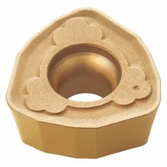 Trigon (W) indexable milling insert with T3130 grade and ML chipbreaker geometry. Designed for general-purpose milling of steel and cast iron in medium machining applications. Reduces cutting forces and improves surface finish.