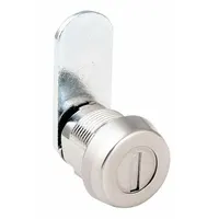Cam Lock: Std Keyed Cam Lock, Keyed Different, Stainless Steel, Chrome-Plated (MPN 62214)