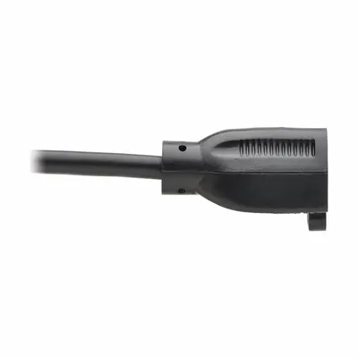 EATON TRIPP LITE Power Cord: 12 ft Lg, 3/16, 5-15P Plug, 5-15R Receptacle, SJT, PVC - Electronic Equipment Power Cords