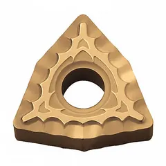 Trigon (W) indexable turning insert for metal turning applications. Suitable for general machining, finishing, and medium-duty turning of steels and cast irons in industrial manufacturing.