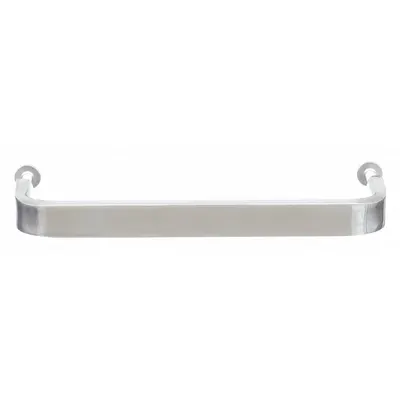 SUGATSUNE Pull Handle: Threaded Holes, Stainless Steel, Silver, #6-32 Screw Size - Standard Pull Handles