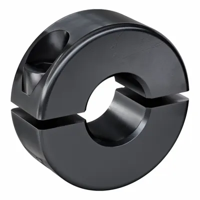 RULAND MANUFACTURING Steel Shaft Collar, 2-Piece, Clamp-On, 7/16 in Bore - Steel Shaft Collars