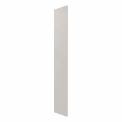 HADRIAN Pilaster: Solid Plastic HDPE, Plastic, Bone, 80 1/2 in Ht, 3 in Wd - Pilasters for Bathroom Partitions