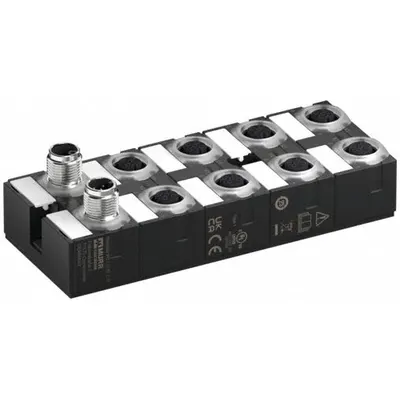 MURRELEKTRONIK IO-Link hub: 8 Output Ports, 5-Pole A-Coded M12 Female, 16 Digital Inputs - General Purpose Class A IO-Link Hubs