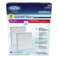 Humidifier Pad: Humidifier Pad, Duct Mount Humidifier, Aluminum, Antimicrobial-Coated, 2 Pads (MPN A35-2PK-PDQ-3)