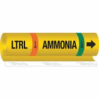 Pipe Marker: LTRL, LIQ, Low, Fits 2 1/2 to 7 7/8 in Pipe O.D., 1 Pipe Markers, With (MPN 57994)